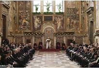كلمة قداسة البابا فرنسيس  إلى الدبلوماسيين المعتمدين لدى الكرسي الرسولي